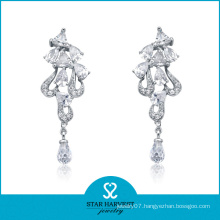 Luxury Party Silver Earring Jewellery with CZ (E-0153)